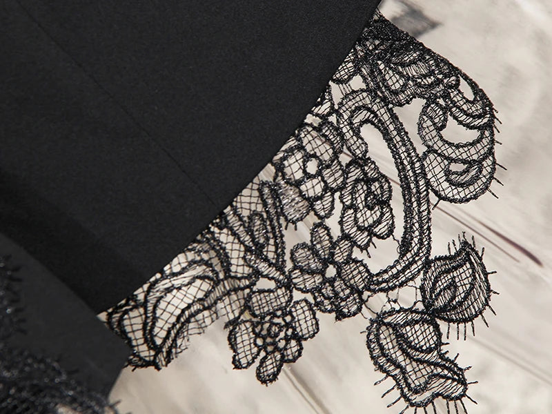 Lace Trim Blazer