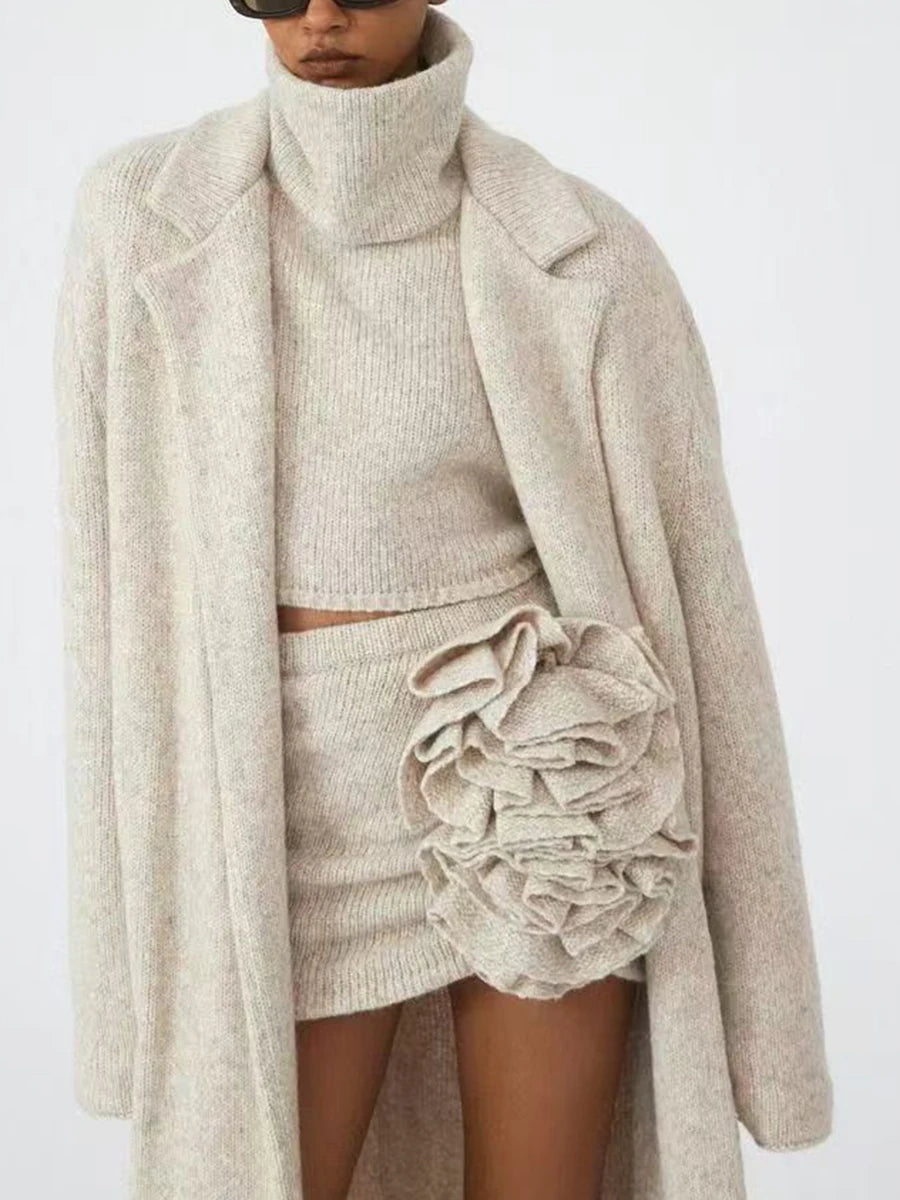 Knit Set Three Pieces