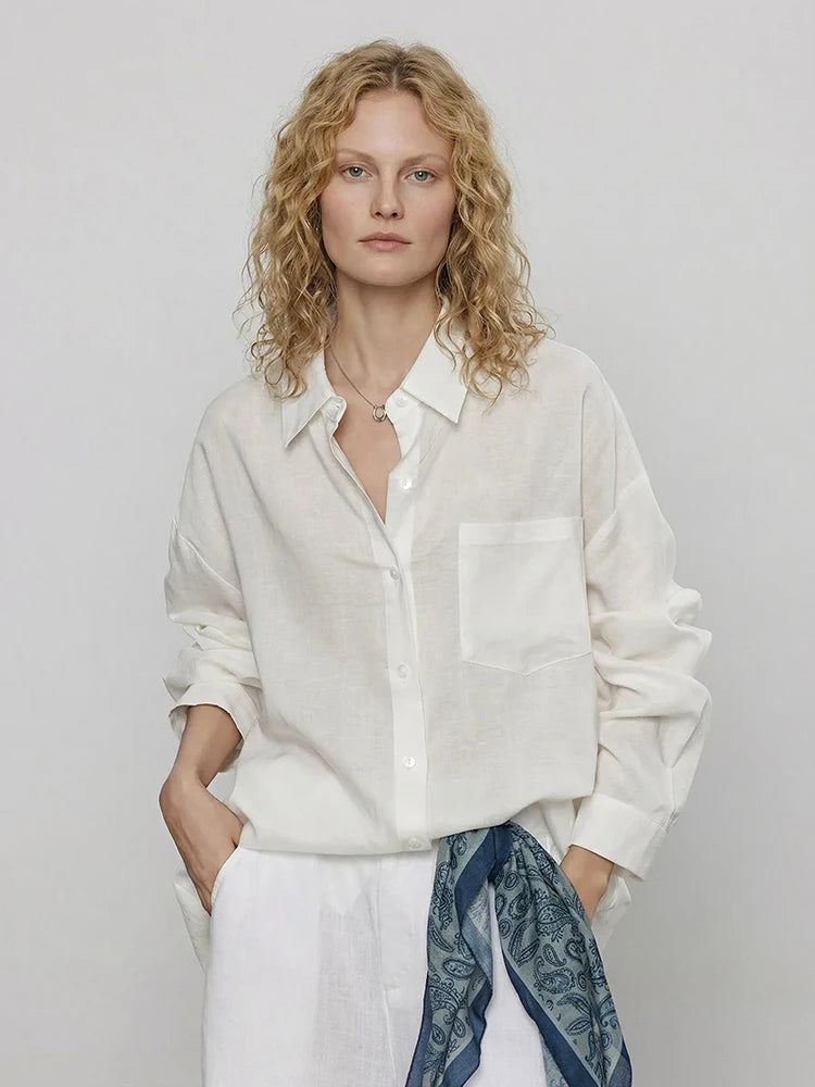 Zalia Atelier -  Oversized Shirt White