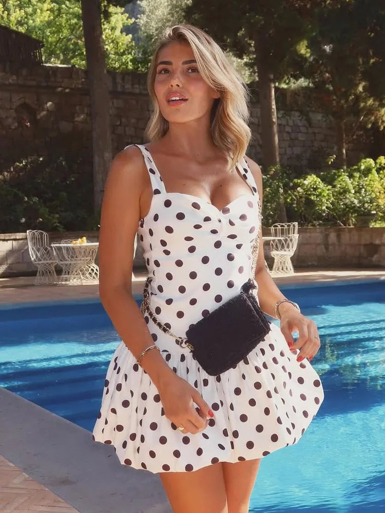 Polka Dot Mini Dress 
