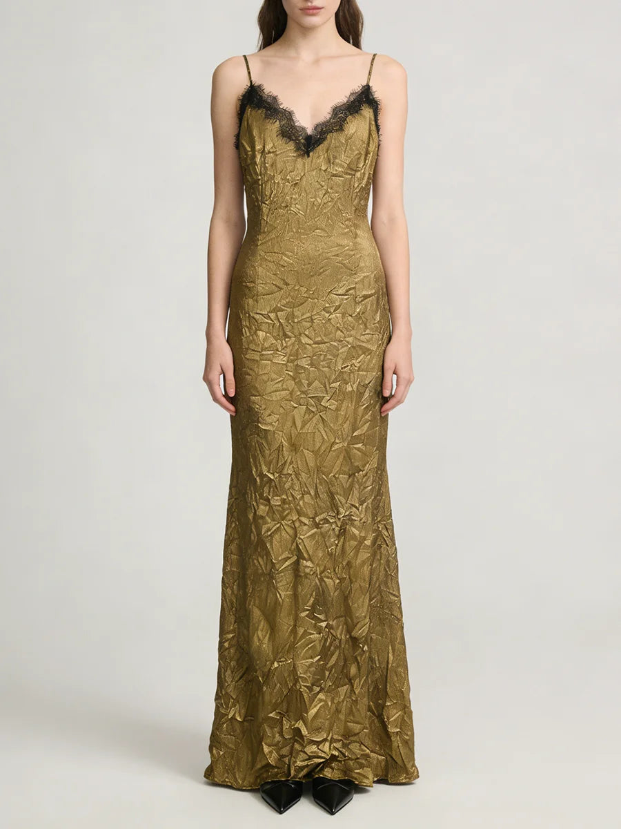 Gold Maxi Dress