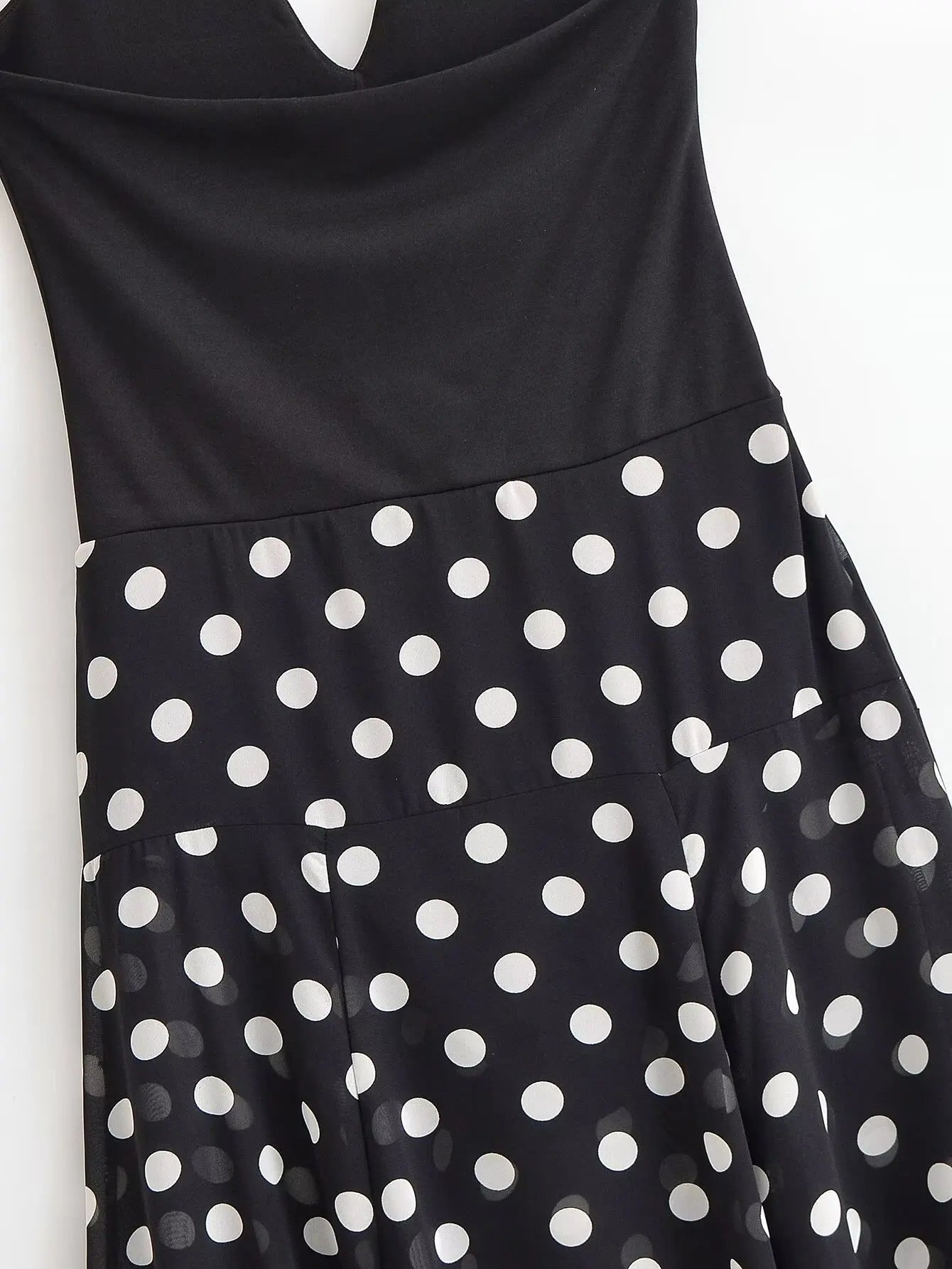 Halter Neck Chiffon Dress