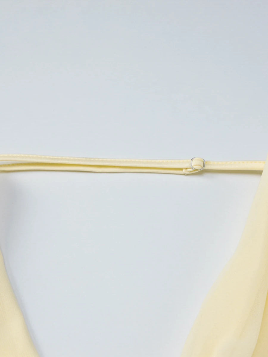 Draped Collar Dress
