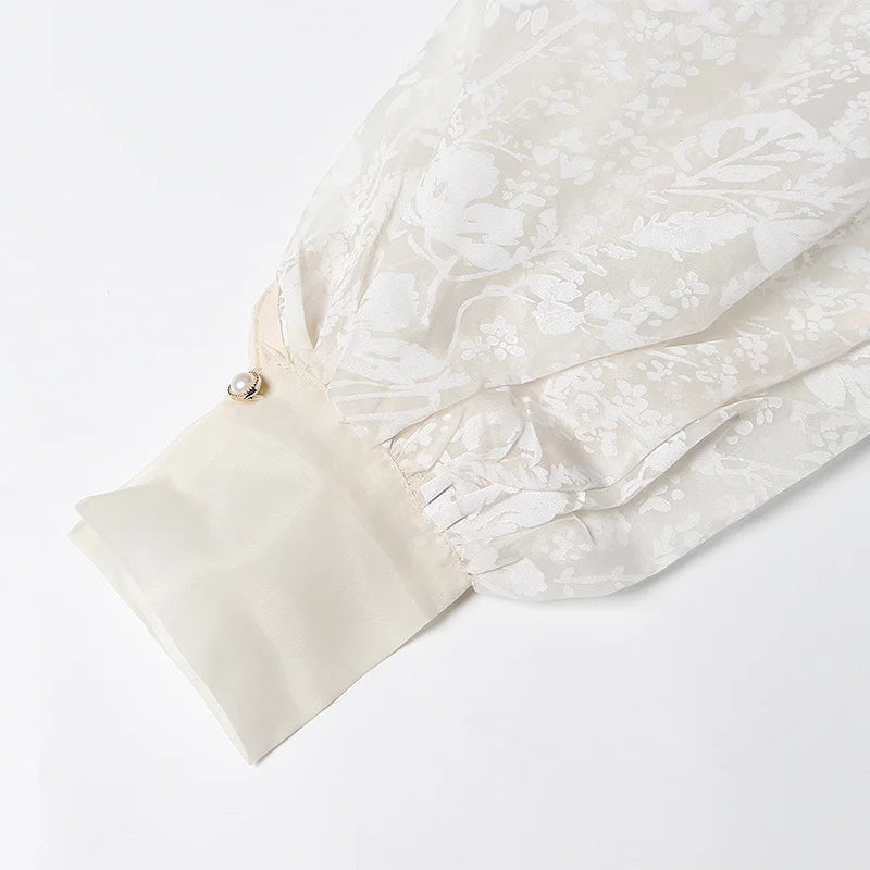 Chiffon Belted Blouse