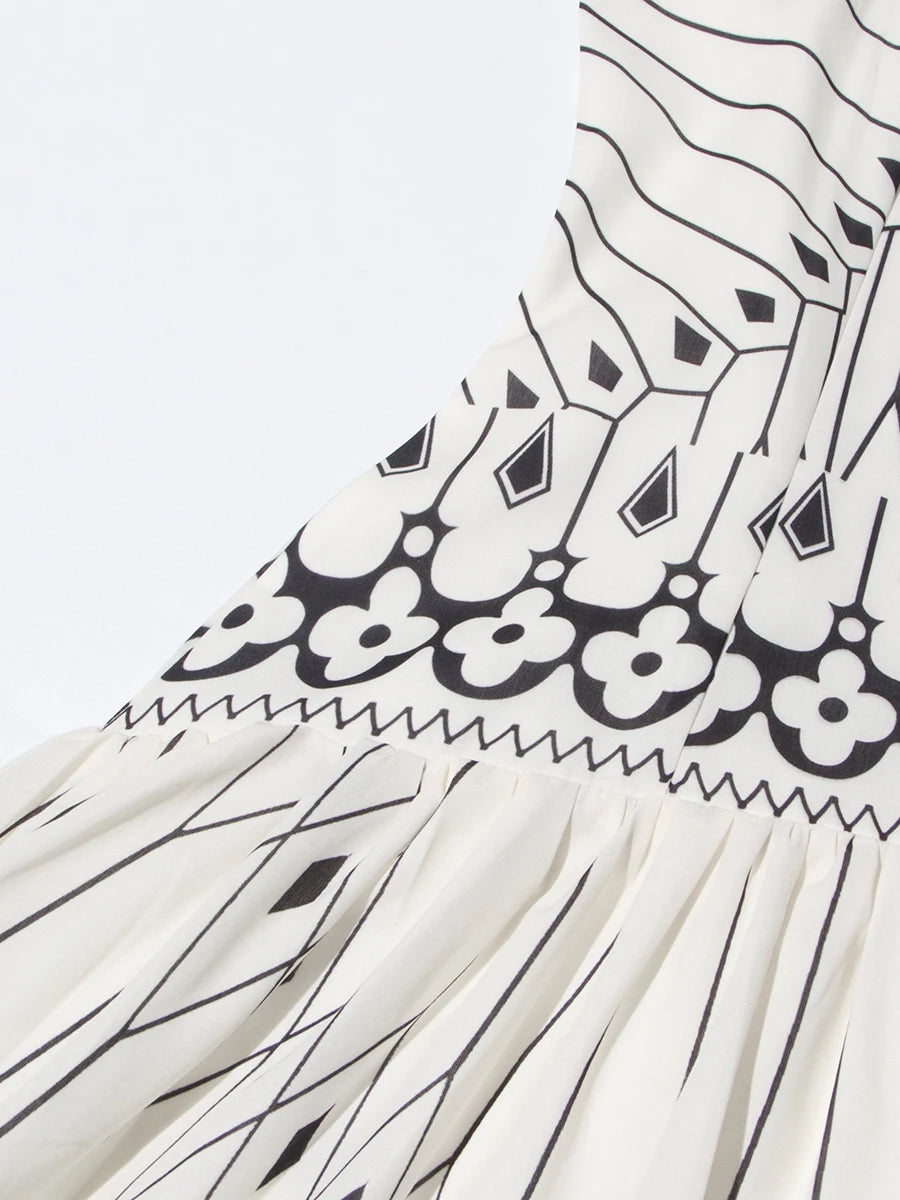 Print Pattern Dress