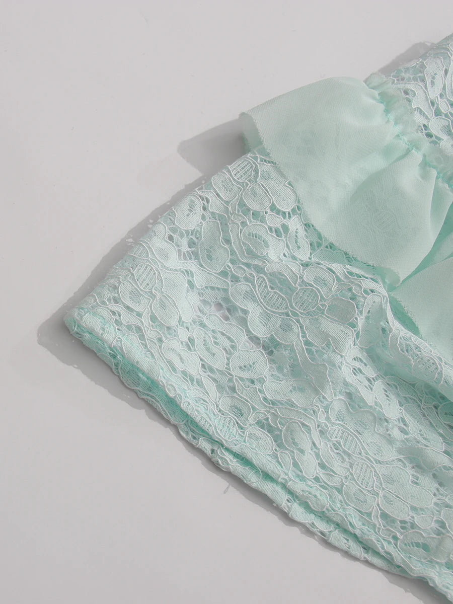 Embroidery Lace Dress