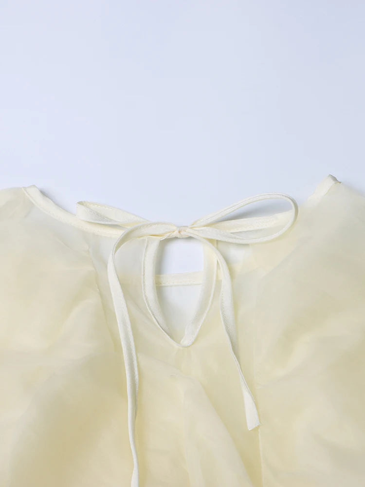 Chiffon Ruffle Blouse