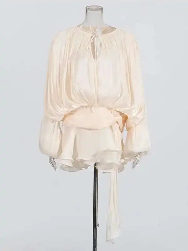 Blouson Mini Dress (More  Colors)