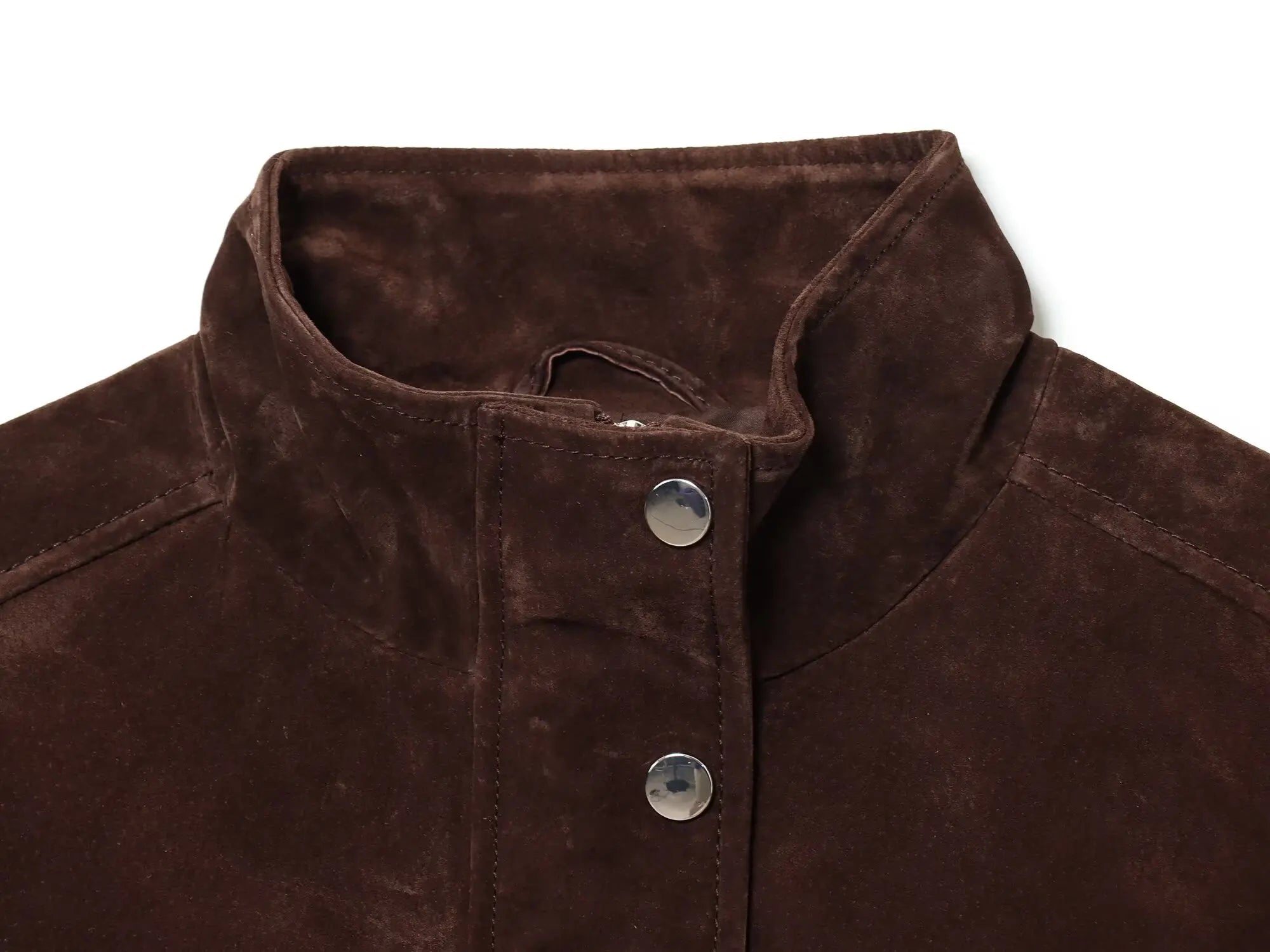 Faux Suede Brown Jacket