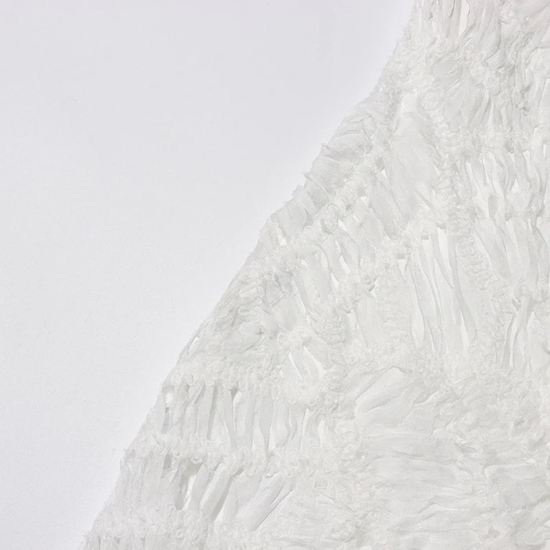 Woven Textured Midi Dress