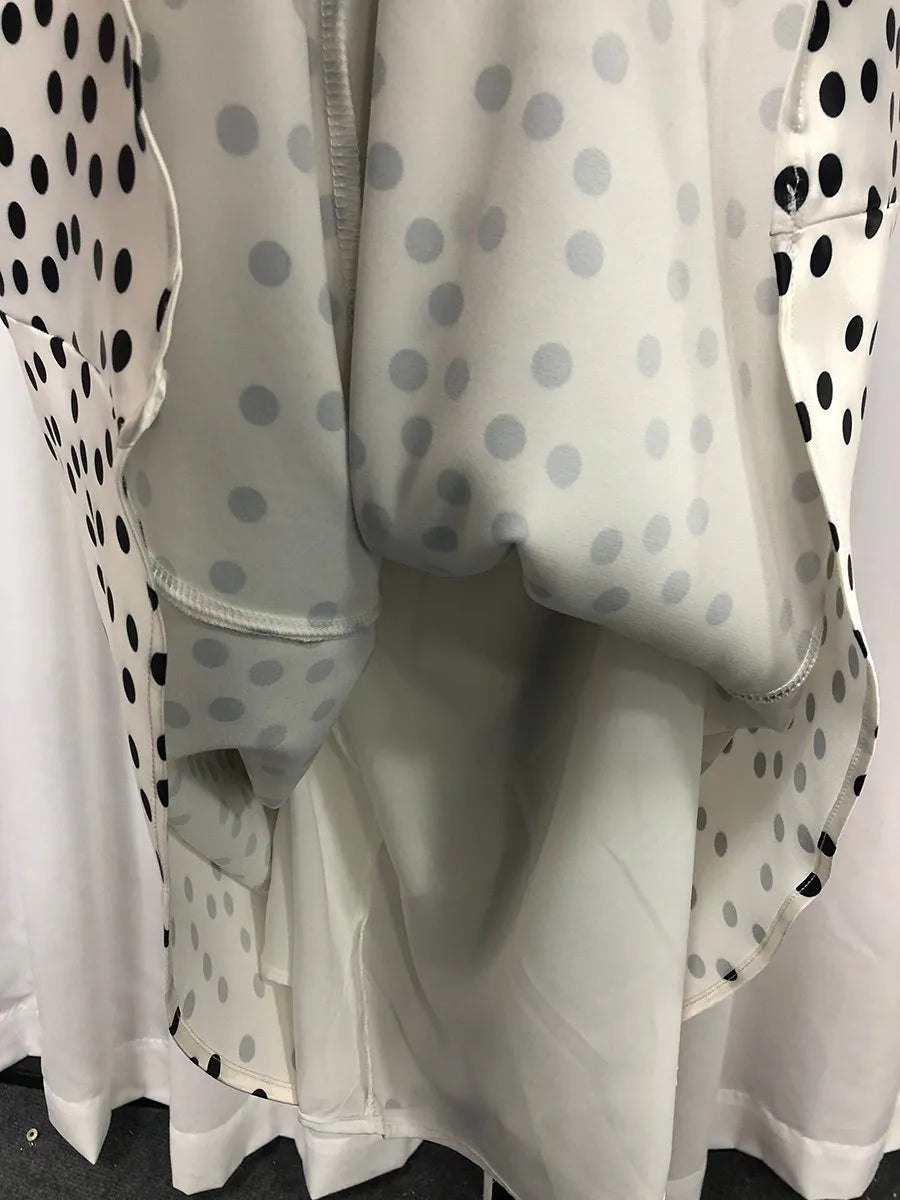 Polka Dot and Lace Dress