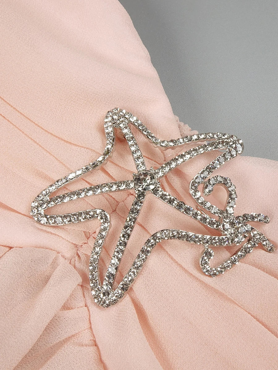 Reverse Halter Neck Dress