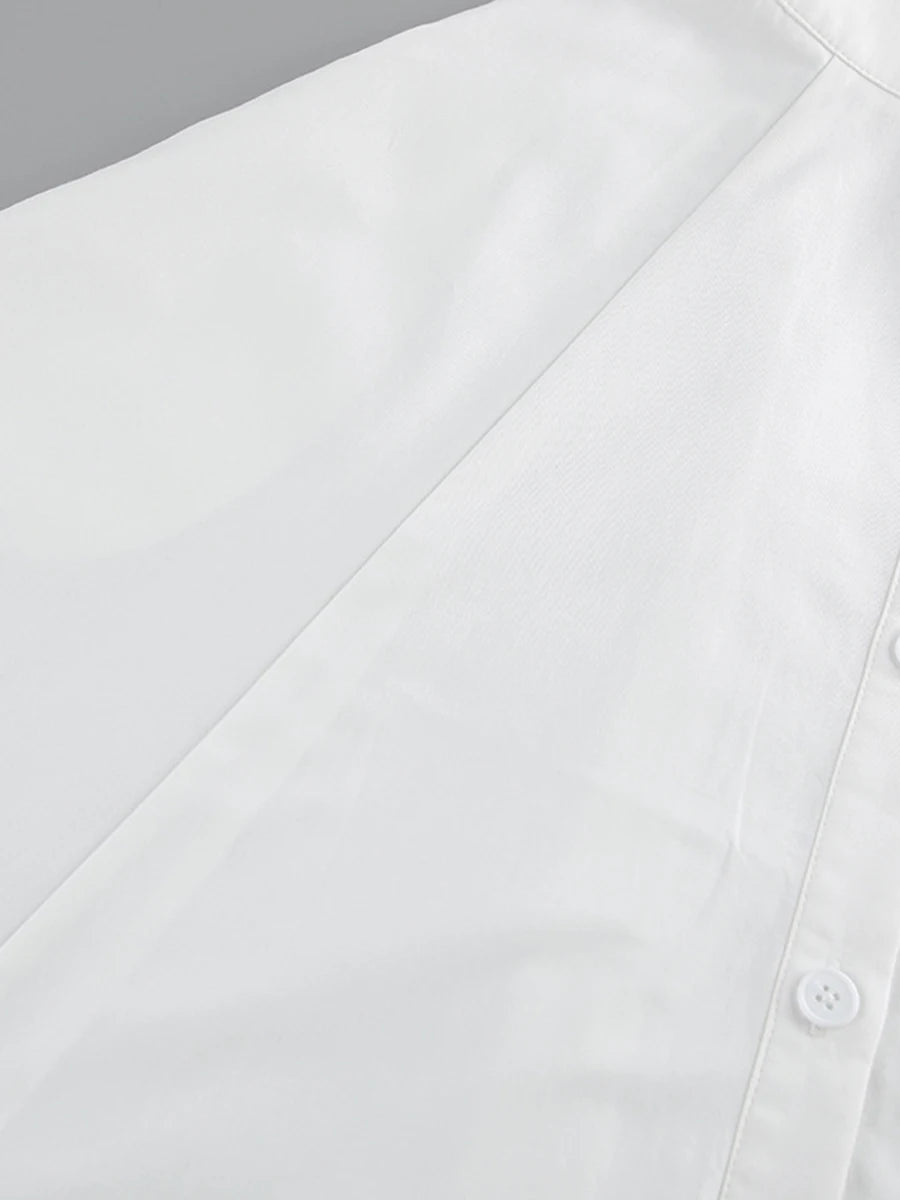 White Button Down Dress
