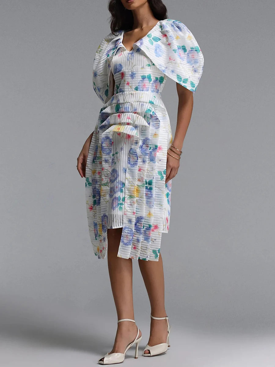 Print Midi Dress