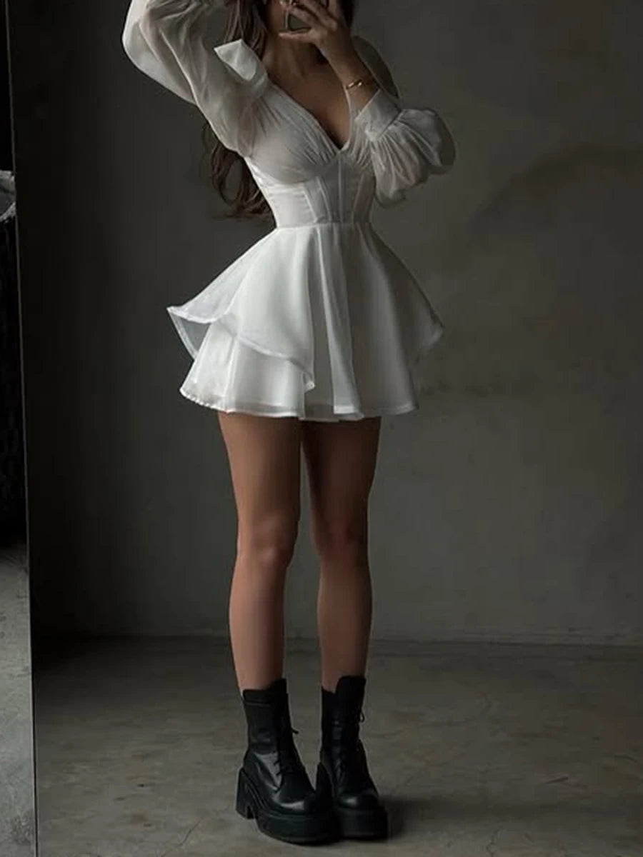White Mini Dress