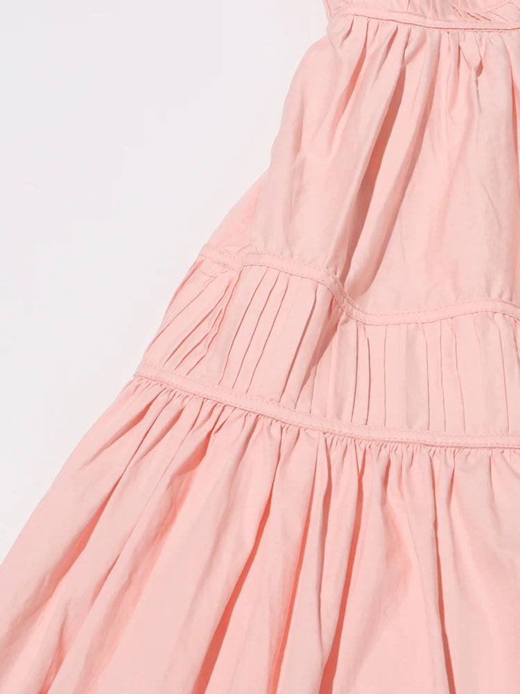 Puff Sleeve Midi Dress