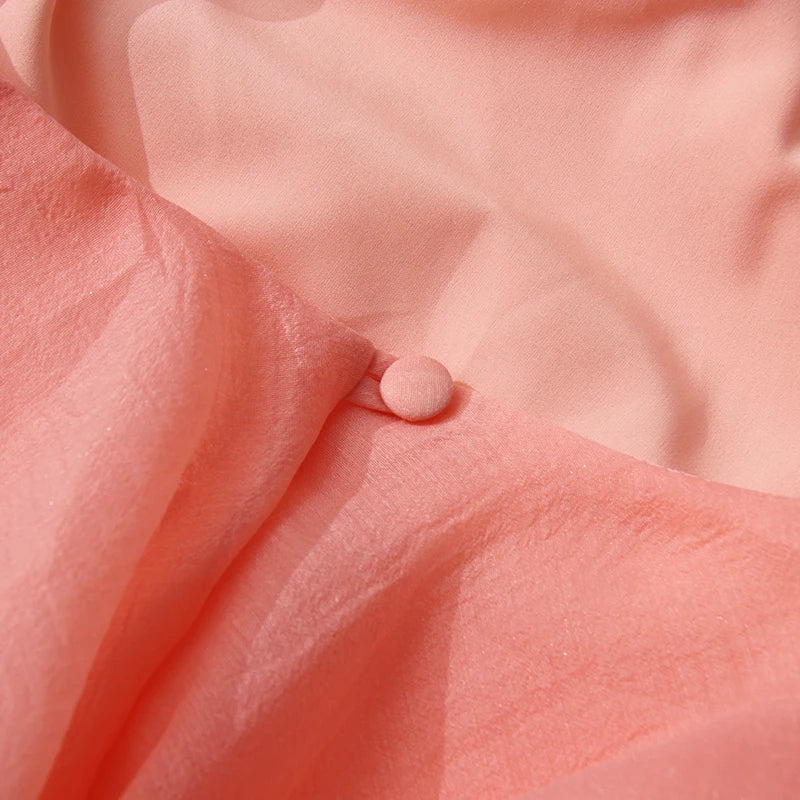 Cascading Ruffles Mini Dress