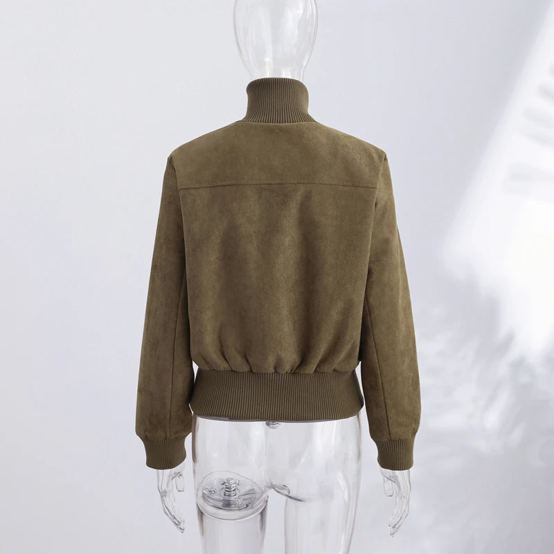 Faux Suede Jacket