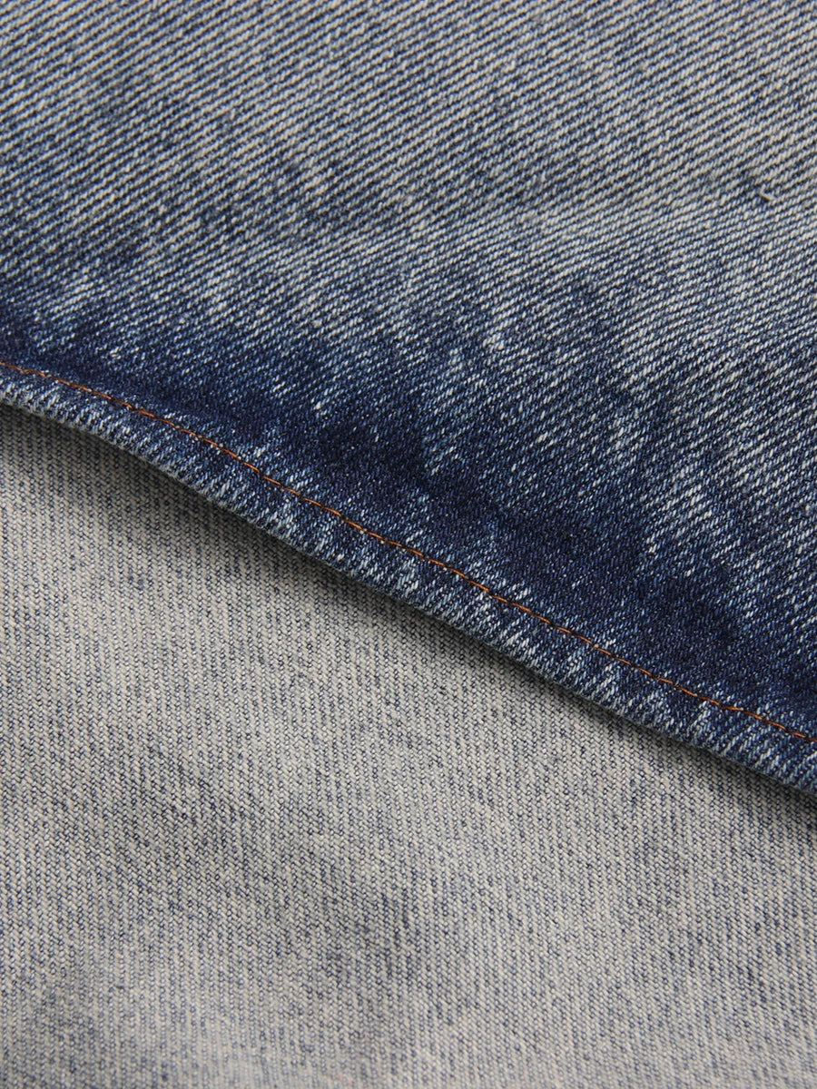 Halter Denim Mini Dress
