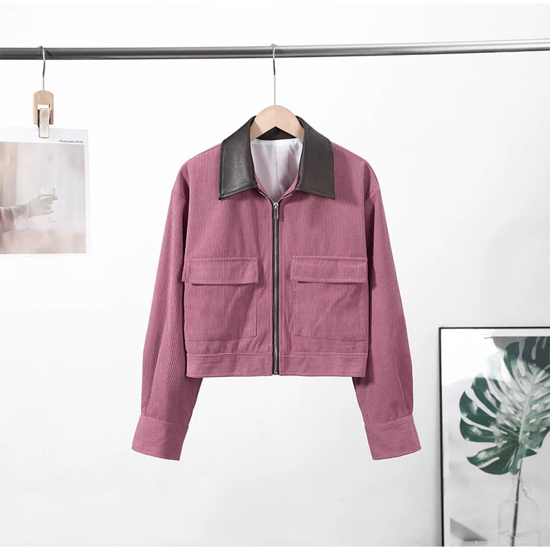 Dusty Pink Suede Jacket