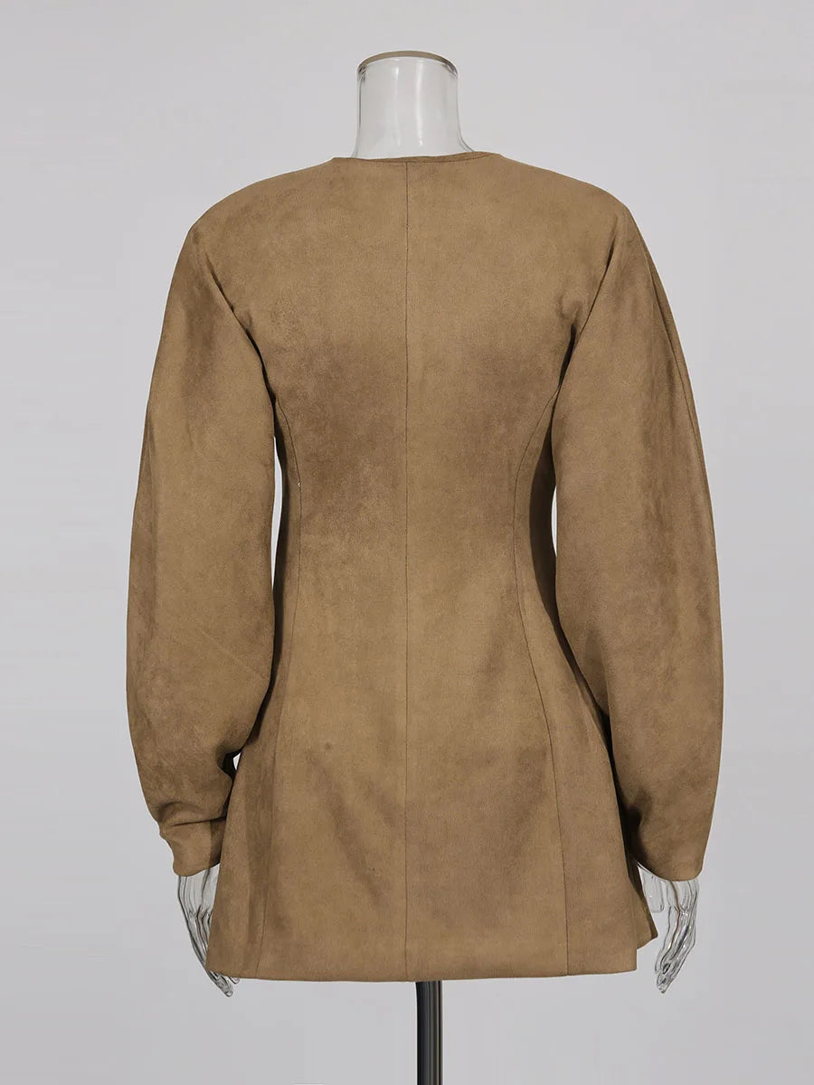 French Retro Jacket Dress