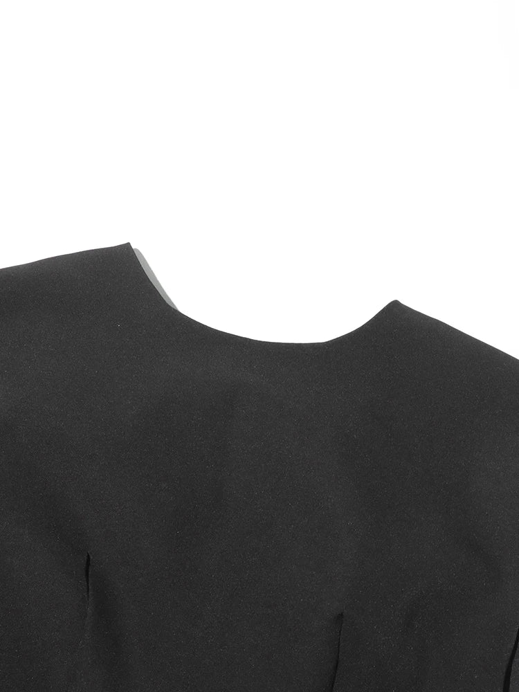 Open Back Appliques Dress