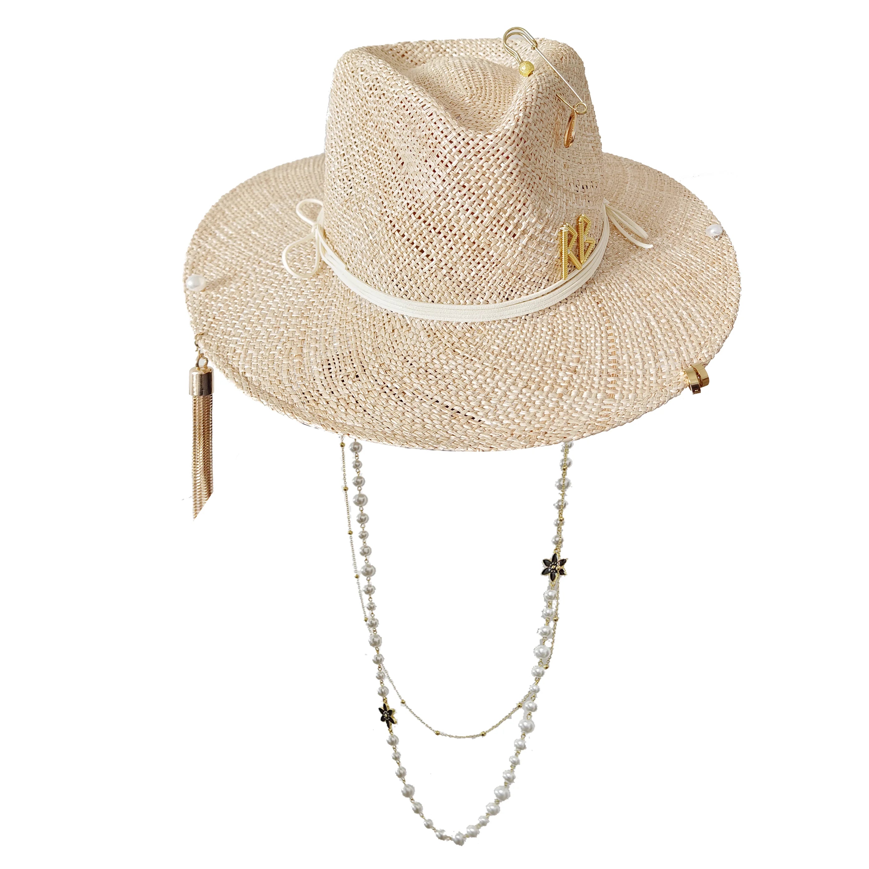 Applique Panama Hat