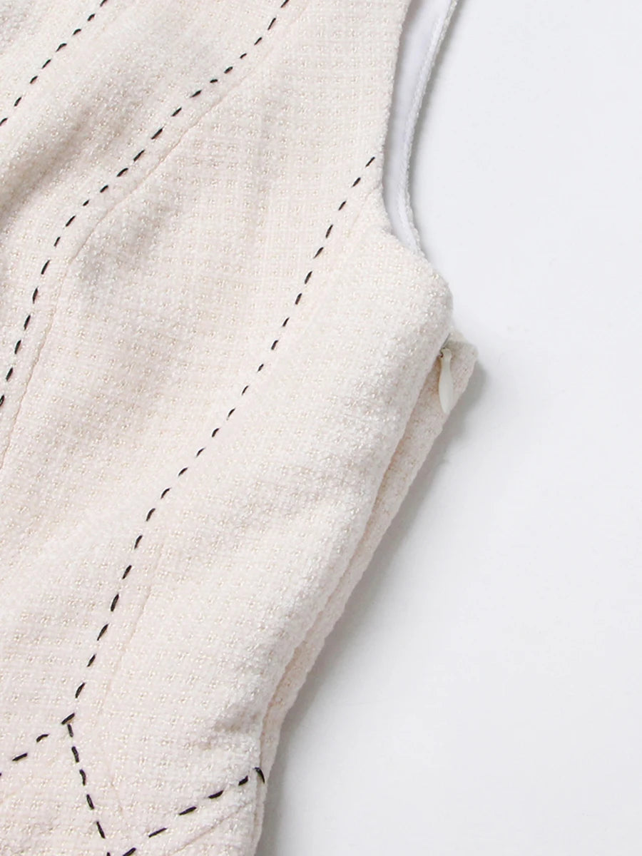O Neck Midi Dress