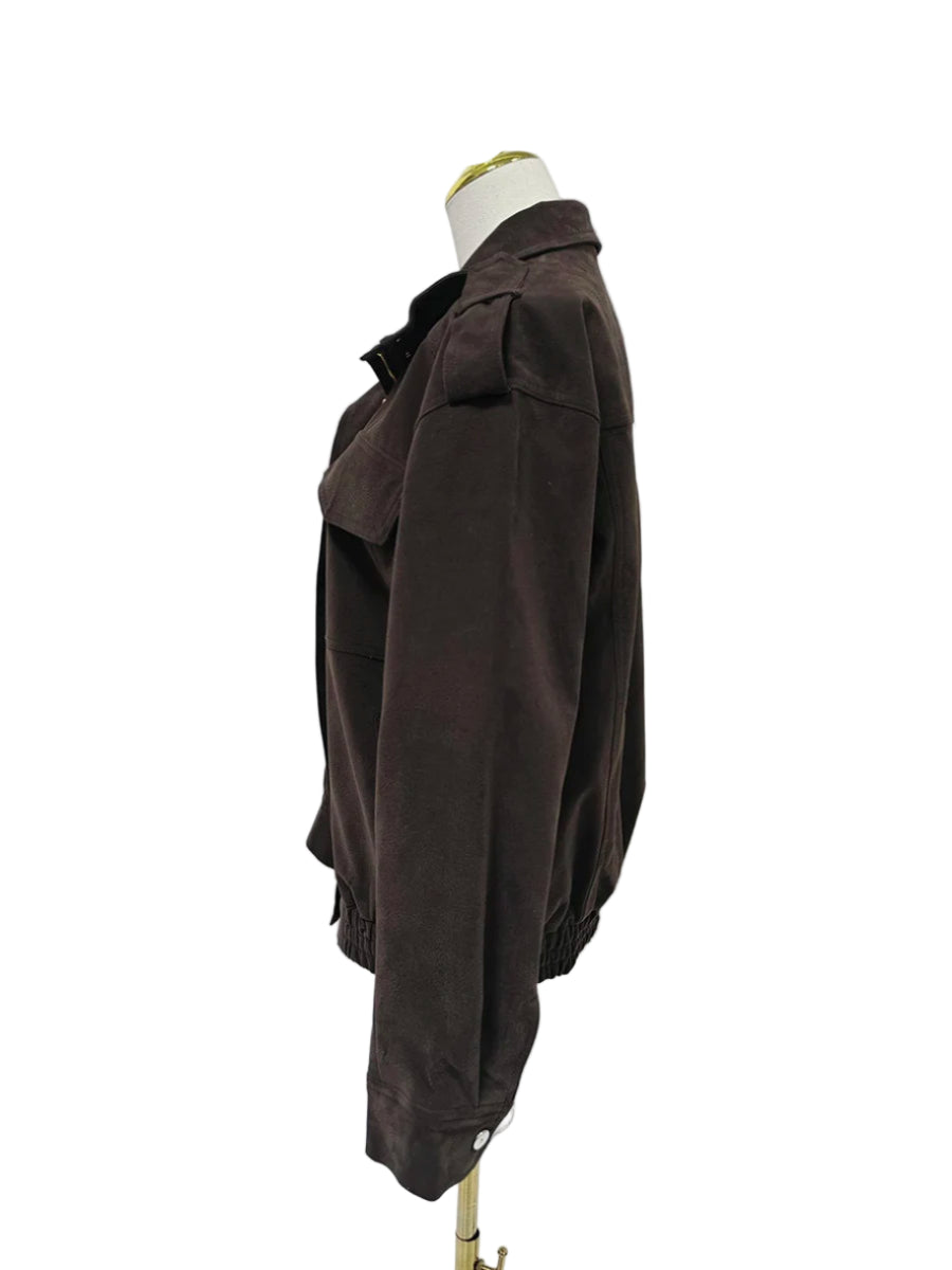 Faux Suede Jacket