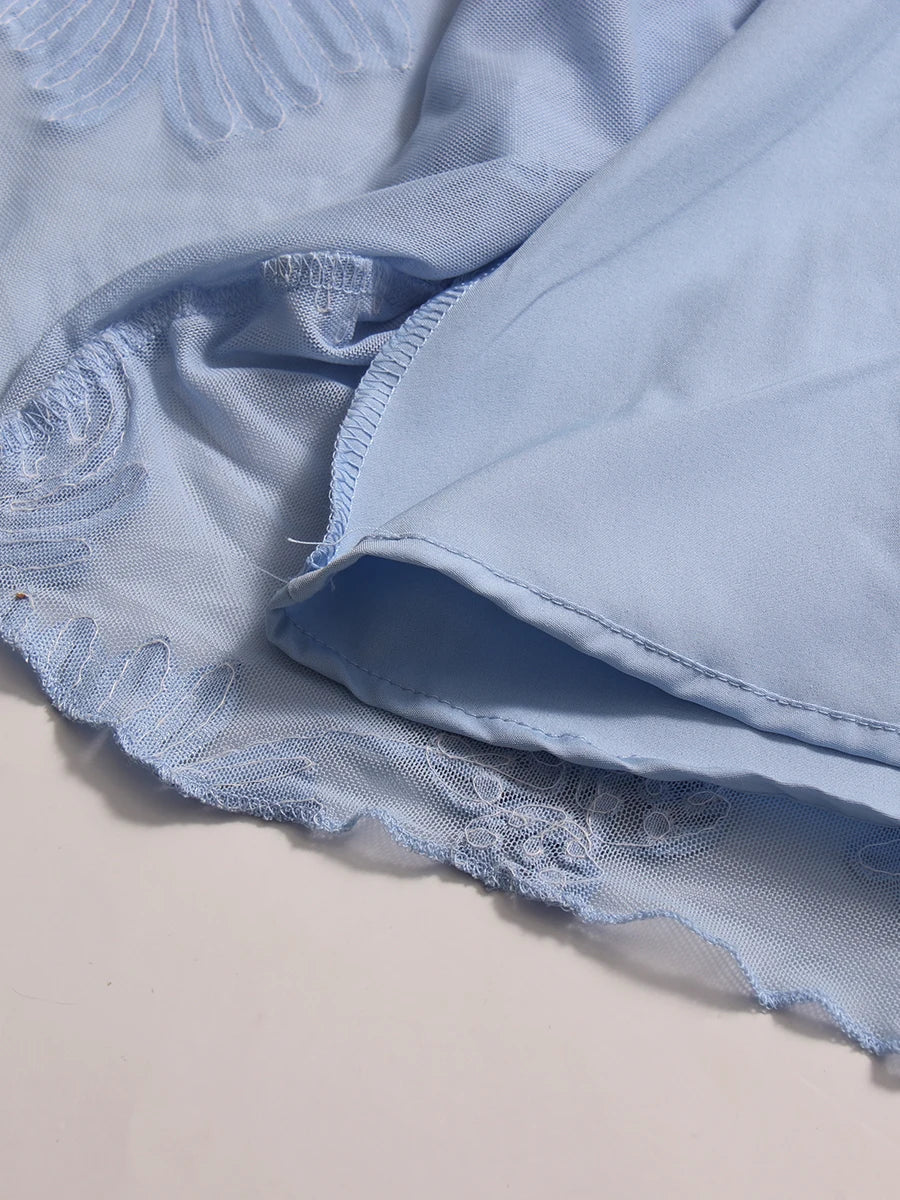Blue Cocktail Gown
