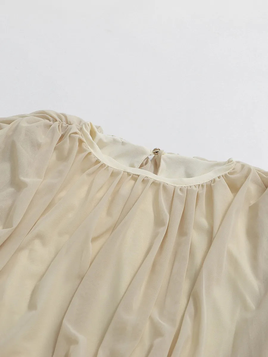 Round Neck Maxi Dress