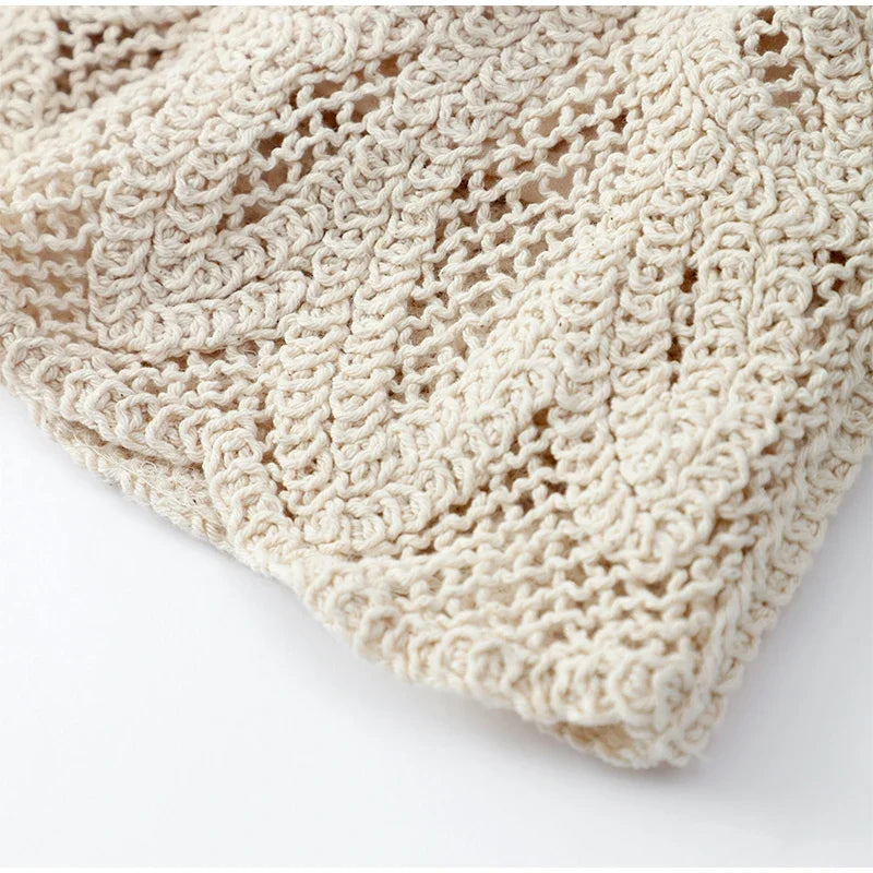 Knitted Skirt Set