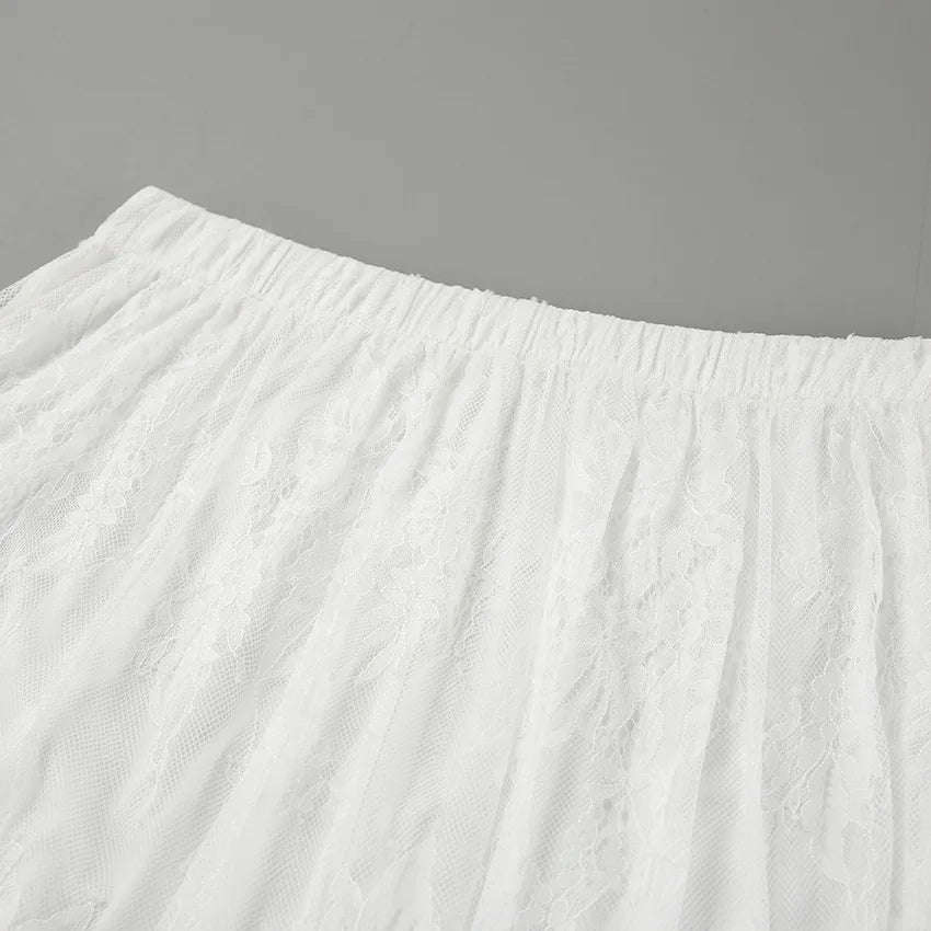 Lace Midi Skirt