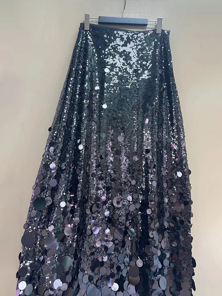 Sequins Midi Skirt