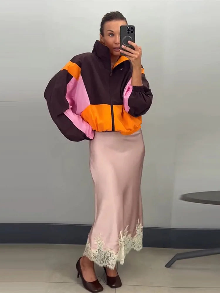 Retro Windbreaker Jacket