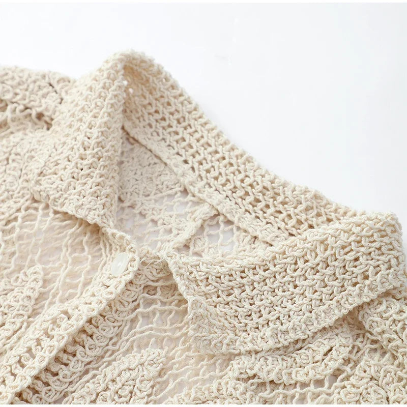 Knitted Skirt Set
