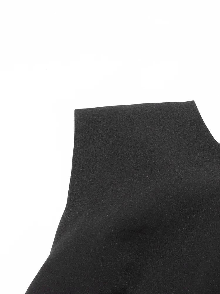 Open Back Appliques Dress