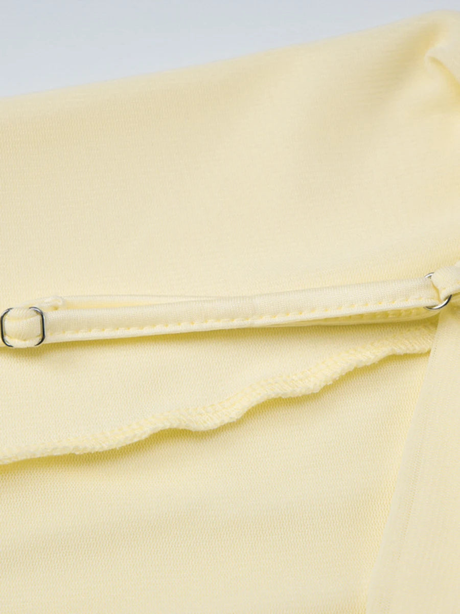 Draped Collar Dress
