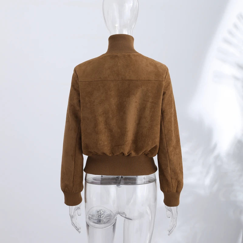 Faux Suede Jacket