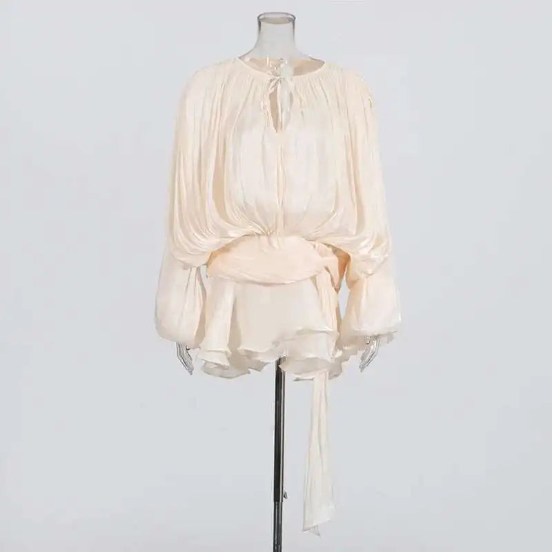 Blouson Mini Dress (More  Colors)