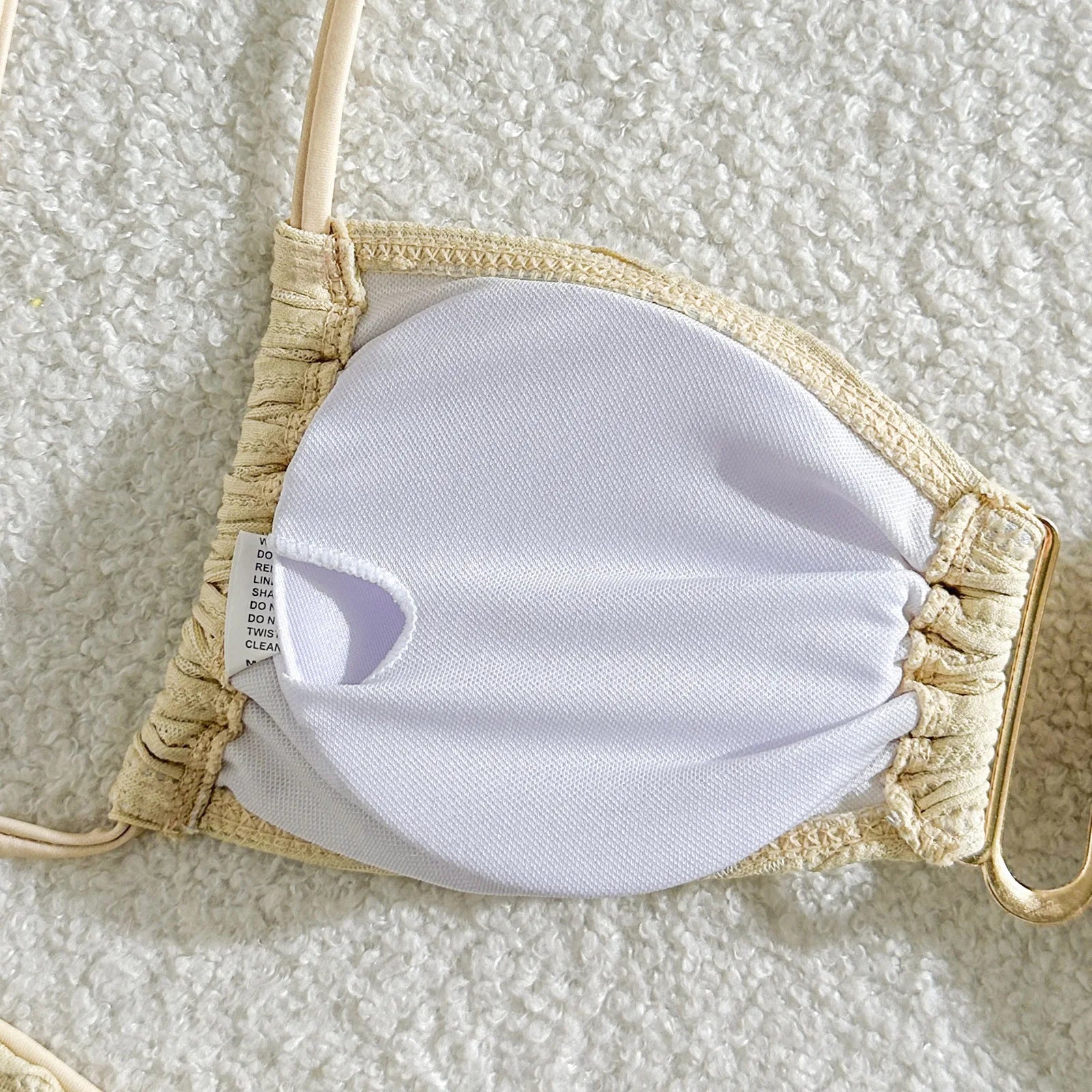 Ribbed Design Swimsuit