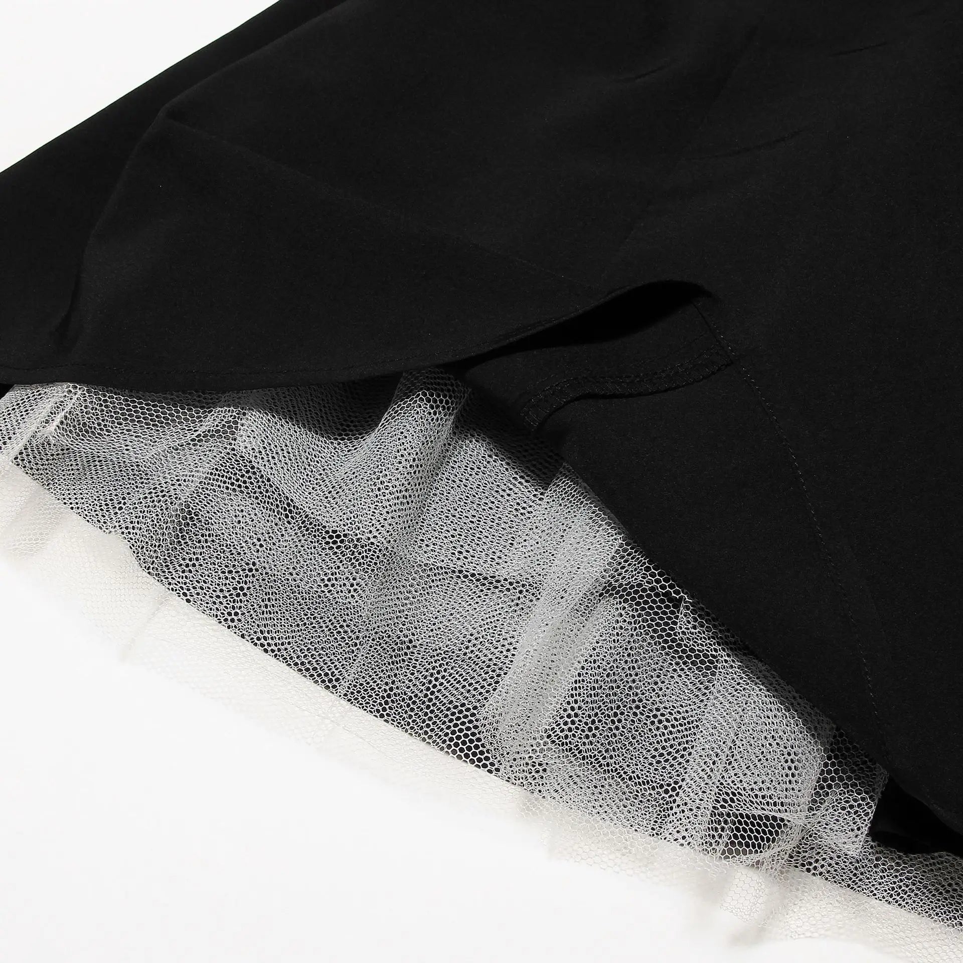 Tulle Hem Dress