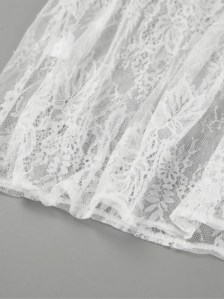 Lace Midi Skirt
