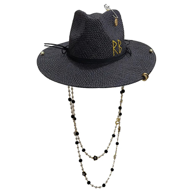 Applique Panama Hat