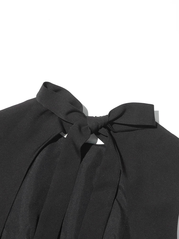 Open Back Appliques Dress