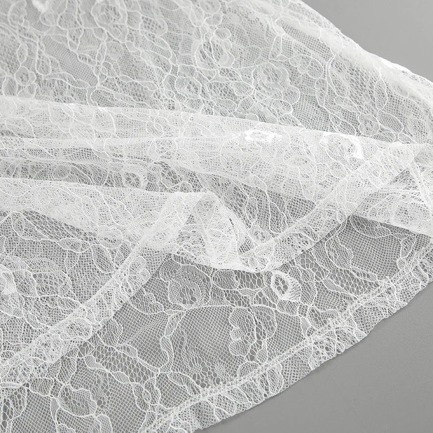 White Lace Skirt