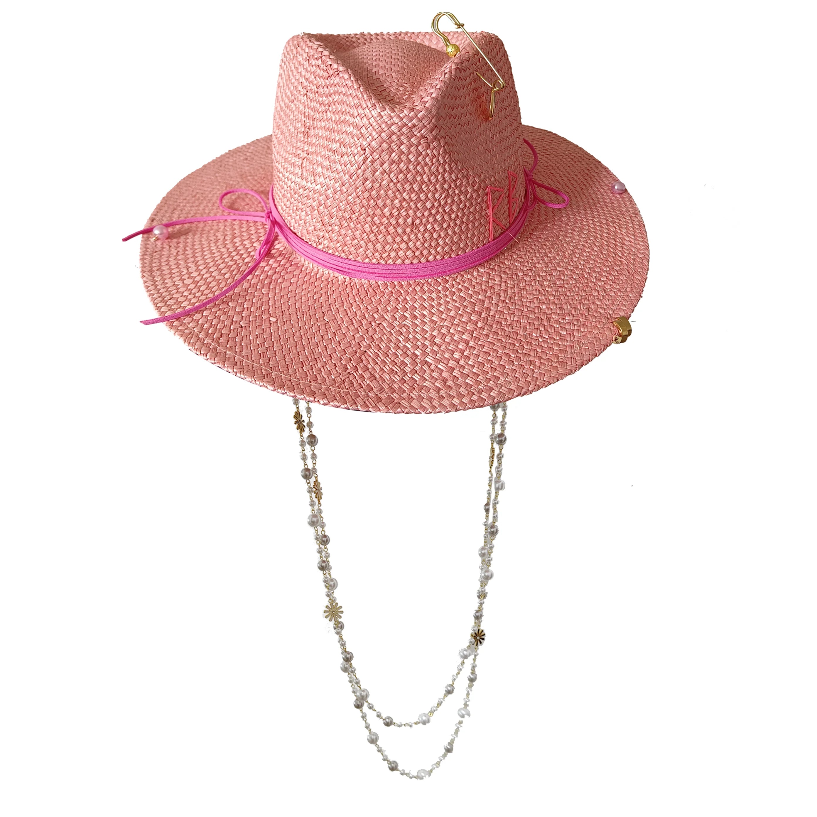 Applique Panama Hat
