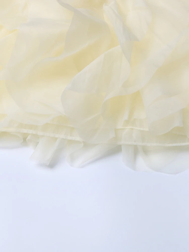 Chiffon Ruffle Blouse