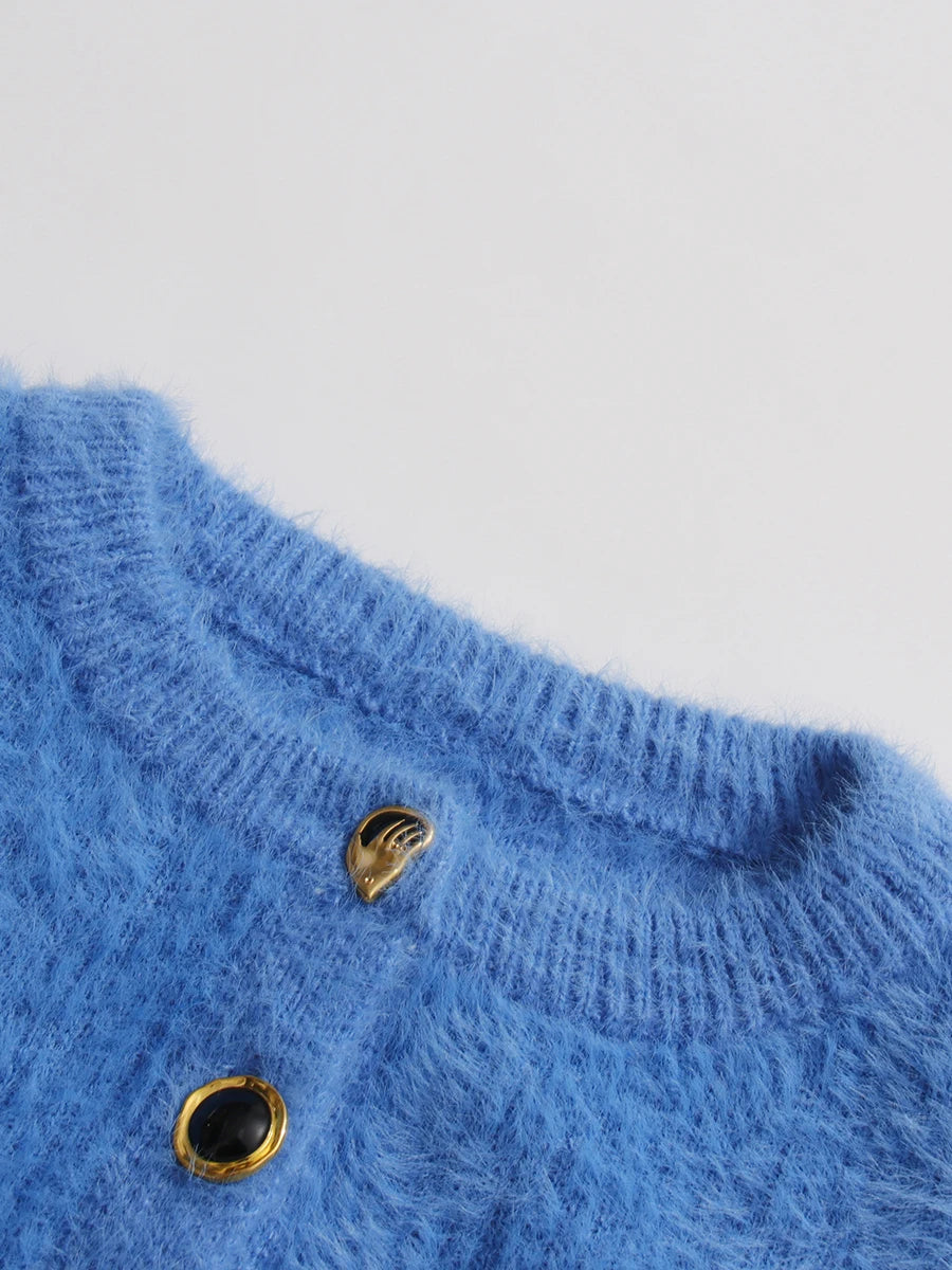 Blue Cardigan