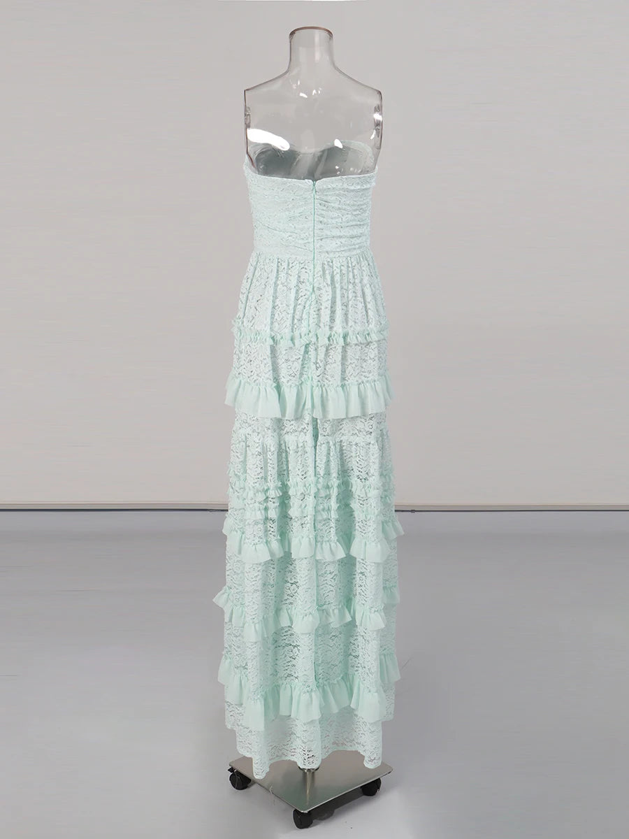 Embroidery Lace Dress